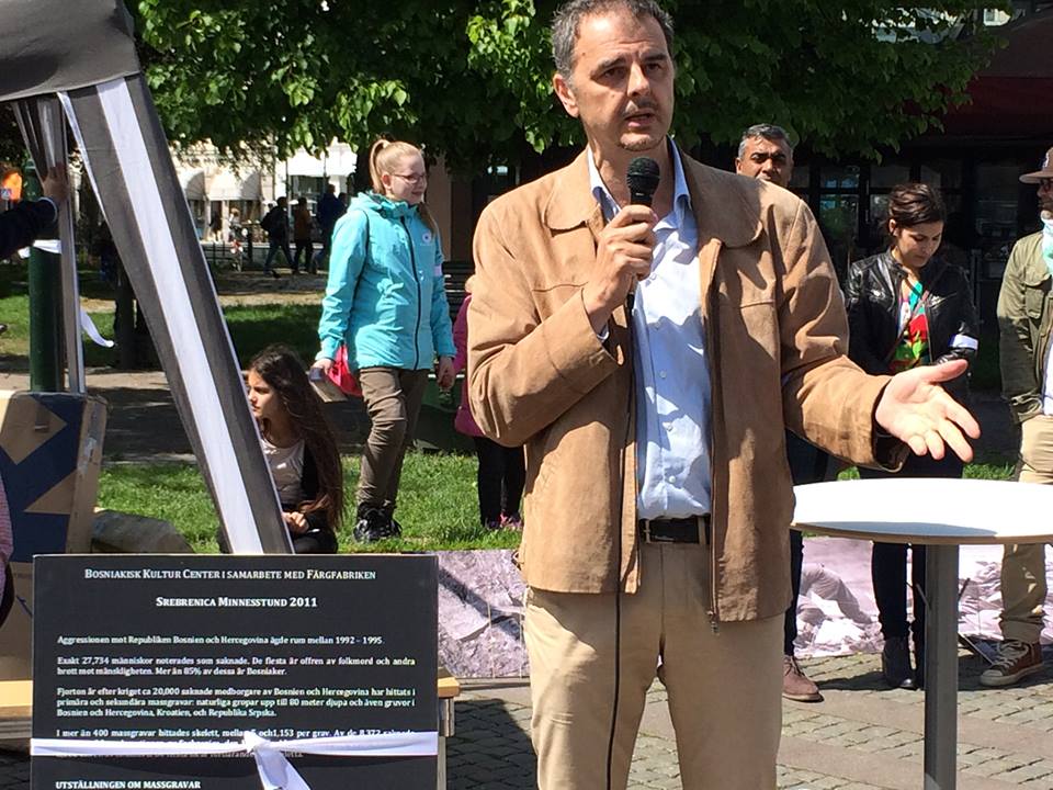 Jasenko Selimović državni sekretar za integraciju i odskora član EU-parlamenta u ime Folkpartiet (FP) Švedske.