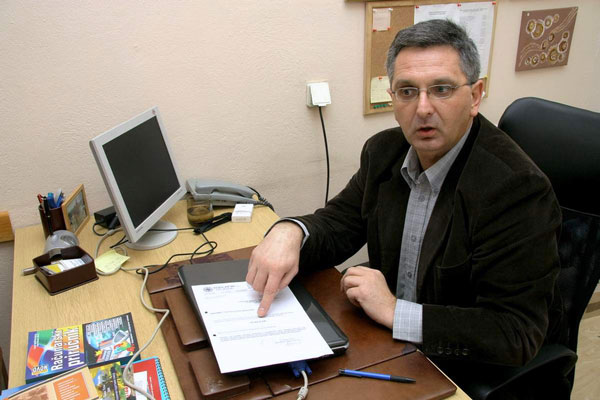 Stevica Džogazović, direktor Osnovne škole “Dositej Obradović“.